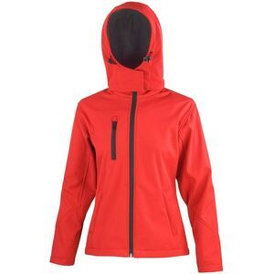 Result Core Womens/Ladies Lite  Softshell Jacket / Red/Black